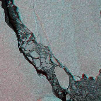 Satelliti Asi seguono l'iceberg gigantesco, il distacco è veloce Satelliti Asi seguono l'iceberg gigantesco, il distacco è veloce